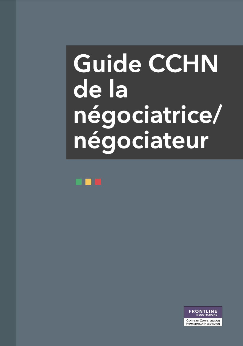 CCHN Manuel du négociateur et de la négociatrice  (FR)