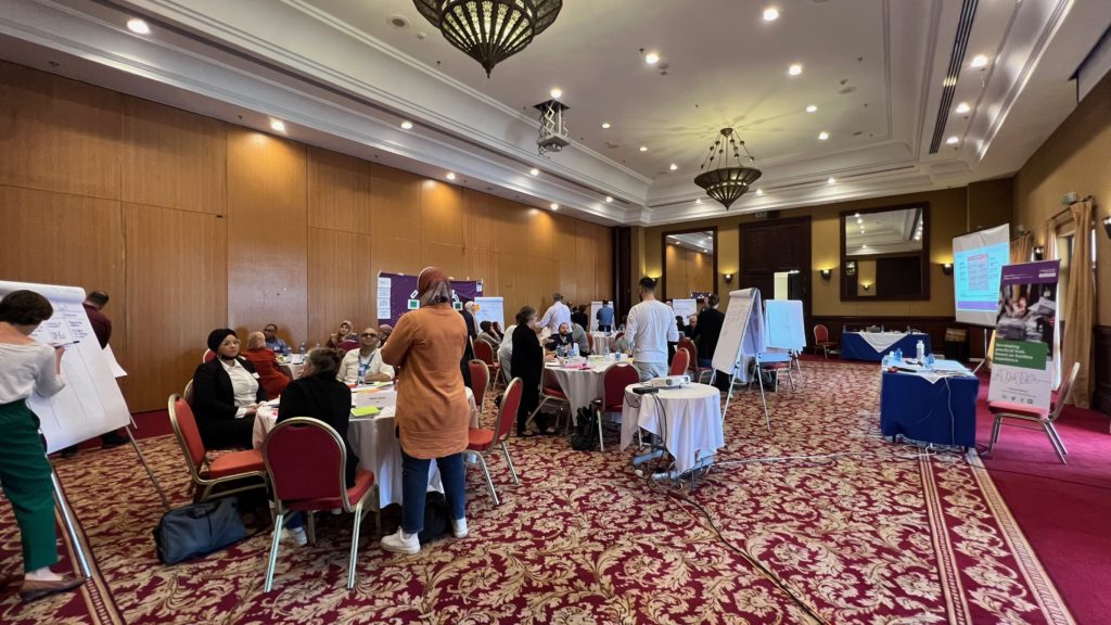 Humanitarians at the CCHN Peer Workshop in Gaza.